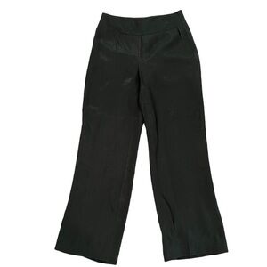 AKRIS PUNTO WIDE LEG TROUSERS WITH METALLIC PINSTRIPE ACCENTS